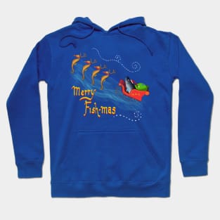 merry fish-mas santa cod! Hoodie